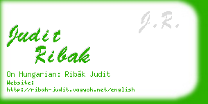 judit ribak business card